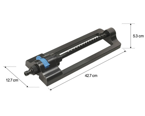 Oscillerende sproeier met een lengte van 42,7 cm voor tuinbesproeiing