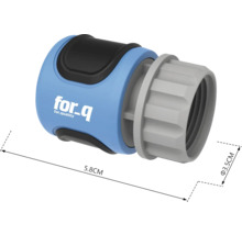 for_q slangconnector met afmetingen 5,8 x 3,5 cm