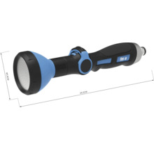 Tuinspuit met een lengte van 24,2 cm en een diameter van 5,9 cm