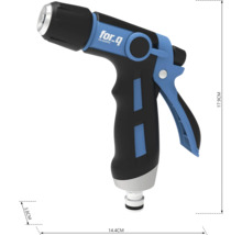 Tuinspuit met de afmetingen 17,9 cm hoog en 14,4 cm breed