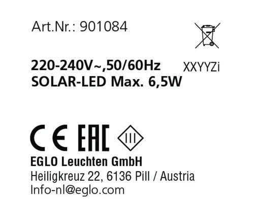 Informatie over het ledproduct inclusief CE-markering