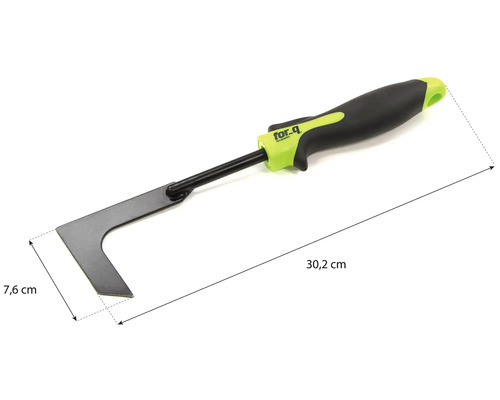 Onkruidsteker met een lengte van 30,2 cm en een breedte van 7,6 cm.