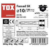TOX Kozijnanker Fassad SK 10/180, 25 stuks-thumb-3