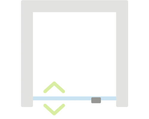 Symbool voor hoogteverstelling