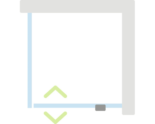 Symbool voor hoogteverstelbaarheid