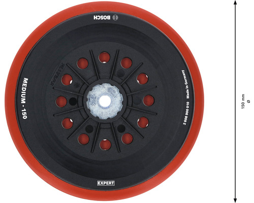 Bosch schuurzool met een diameter van 150 millimeter