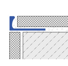 DURAL Afsluit-profiel Durosol DSAE 80 aluminium zwart, lengte 250 cm hoogte 8 mm