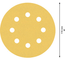 Schuurschijf met een diameter van 115 mm en gaten