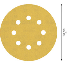 Schuurschijf, diameter 125 mm met perforatie
