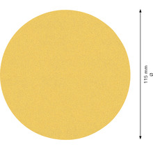 Schuurpapier, schijf, korrelgrootte onbekend, diameter 115 mm