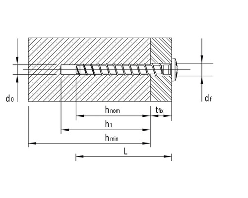 Technische tekening van een plug met afmetingen