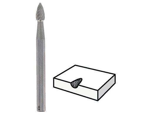 Freeskop en bewerkt werkstuk