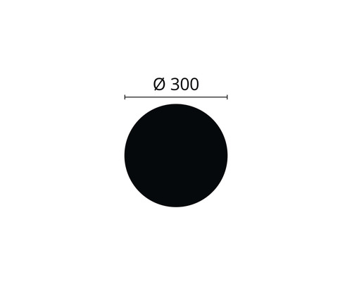 Cirkel met diameter 300