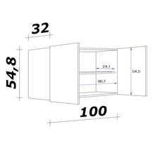 FLEX WELL Bovenkast Speed 100x55x32 cm-thumb-5 FLEX WELL Bovenkast Speed 100x55x32 cm-thumb-5