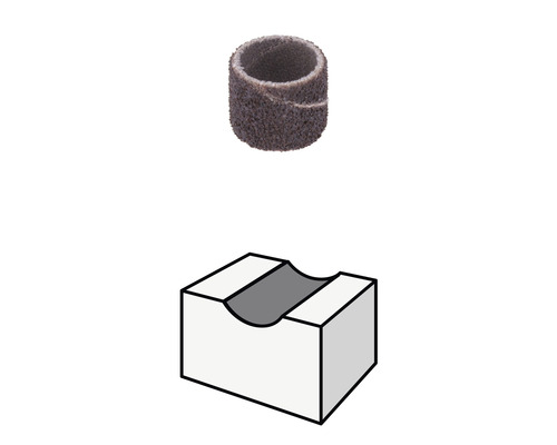 Schuurrolopzetstuk en houder