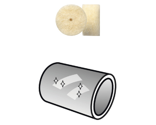 Vilt polijstschijf voor het polijsten van oppervlakken