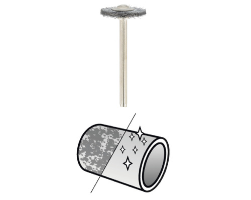 Draadborstel voor het reinigen van oppervlakken