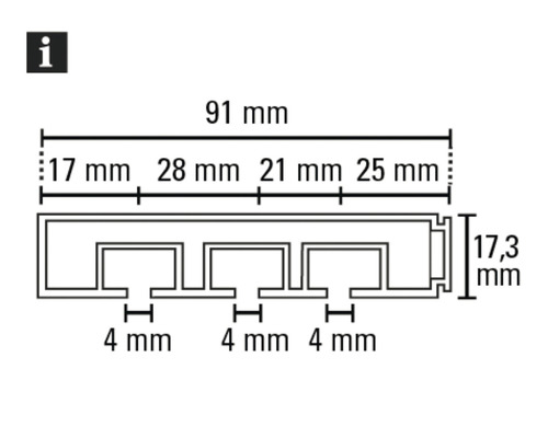 Technische tekening met maatvoering