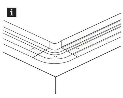 Hoekverbindingsprofiel voor wandpanelen