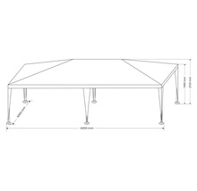 GARDEN PLACE Partytent wit 3x6 m-thumb-4
