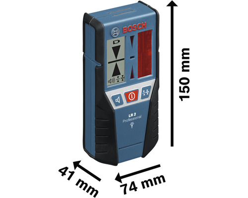 Bosch LR 2 Professional lijnlaserontvanger met maatindicaties