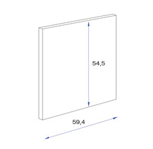 FLEX WELL Vaatwasserpaneel voor half geïntegreerde vaatwasmachine Nepal kashmir 59,4x1,6x45,5 cm