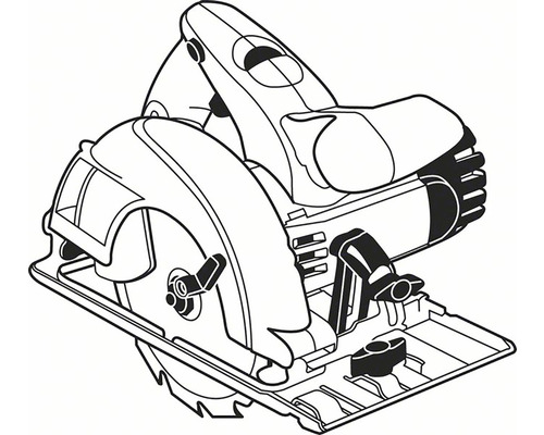 Cirkelzaag voor houtbewerking