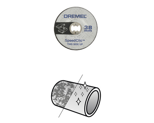 Dremel Speedclic doorslijpschijf, 38 mm diameter