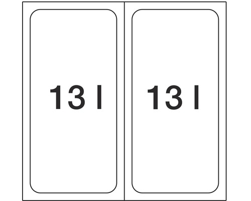 Twee containers met een inhoud van elk 13 liter