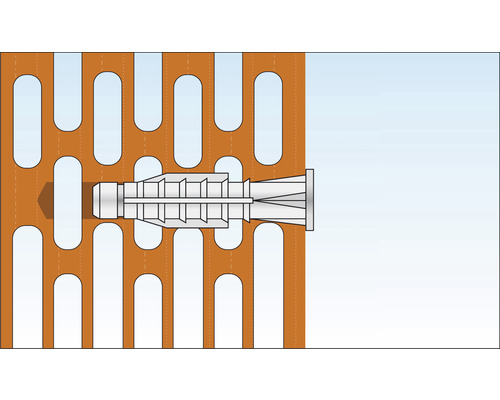 Isolatieplug in een isolatieplaat