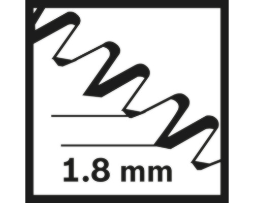 Zaagblad tandafstand 1,8 mm