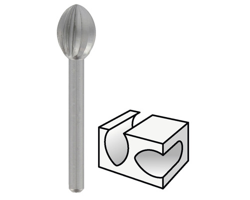 Vreesstift met kogelkop voor materiaalbewerking