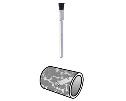 Reinigingsborstel voor pijpen voor het reinigen