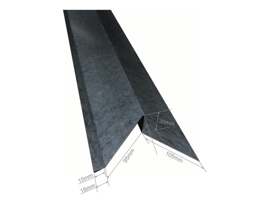 Dakrandhoek met maatgegevens