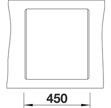 BLANCO Spoelbak Dalago 45-F cafe 50x45,5 cm