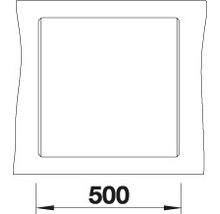 Technische tekening met afmeting 500