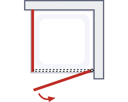 Illustratie van een rolluik met bediening