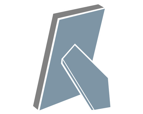 Achterkant van een fotolijst met standaard