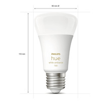 PHILIPS Hue White Ambiance LED-lamp E27/8W A60 instelbaar wit, 2 stuks-thumb-5