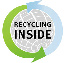 Recycling binnenin symbool