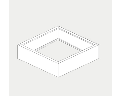 Schets van een verhoogde tuinbak