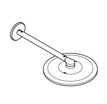 Make-upspiegel voor wandmontage