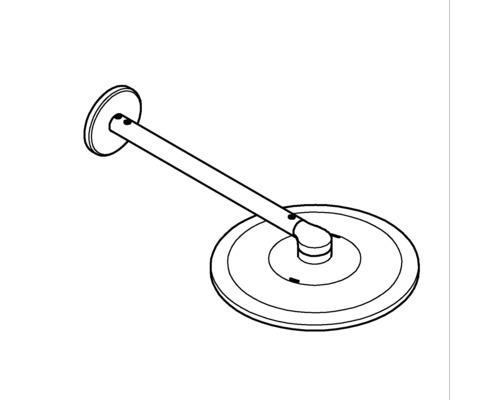 Make-upspiegel voor wandmontage