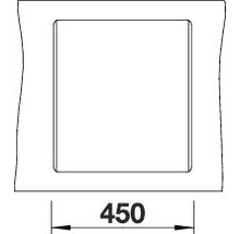 Technische tekening met afmeting 450