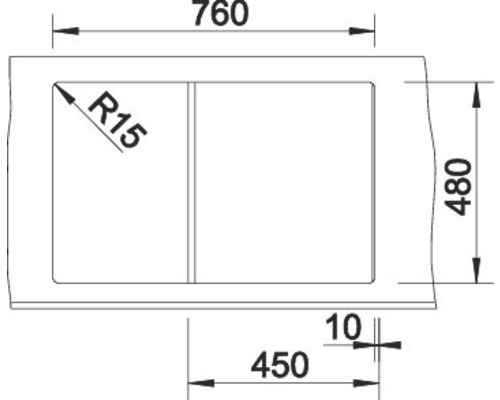 Producttekening met maatvoering