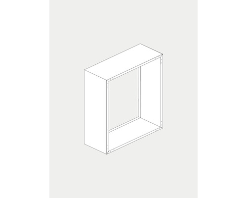 Vierkante wandkast voor opslag