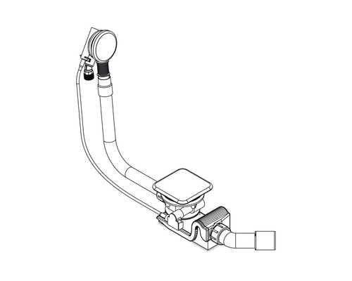 Badafvoergarnituur met overloop
