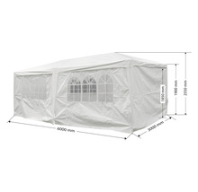 GARDEN PLACE Partytent wit 3x6 m-thumb-8