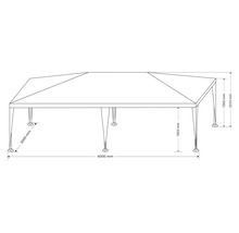 GARDEN PLACE Partytent wit 3x6 m-thumb-7