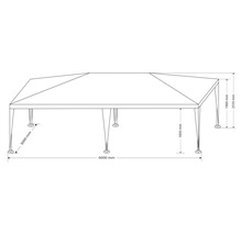 GARDEN PLACE Partytent wit 3x6 m-thumb-7 GARDEN PLACE Partytent wit 3x6 m-thumb-7